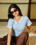 Women’s Baby Tee - Baby Blue