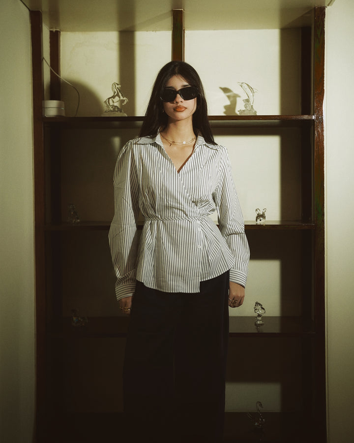 Women’s Striped White Shirt