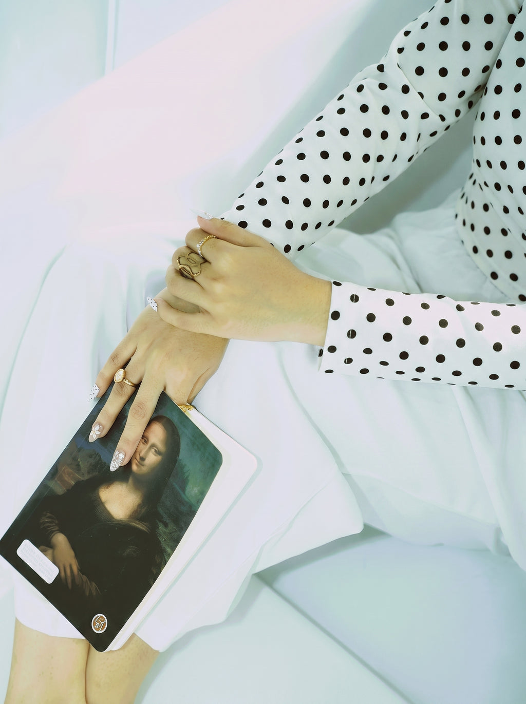 Women’s Polka Dot Top - White