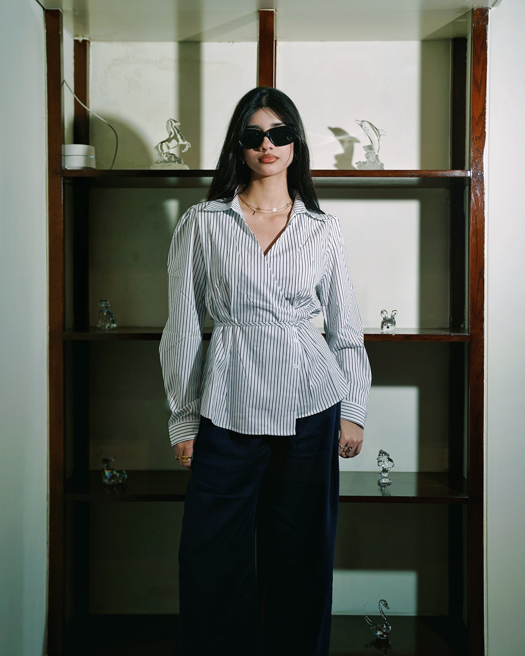 Women’s Striped White Shirt