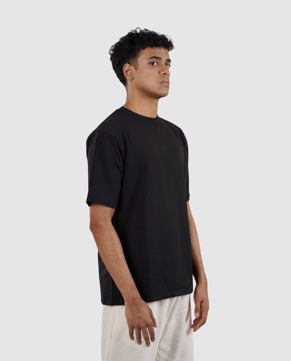250 GSM Terry Tshirt - Black