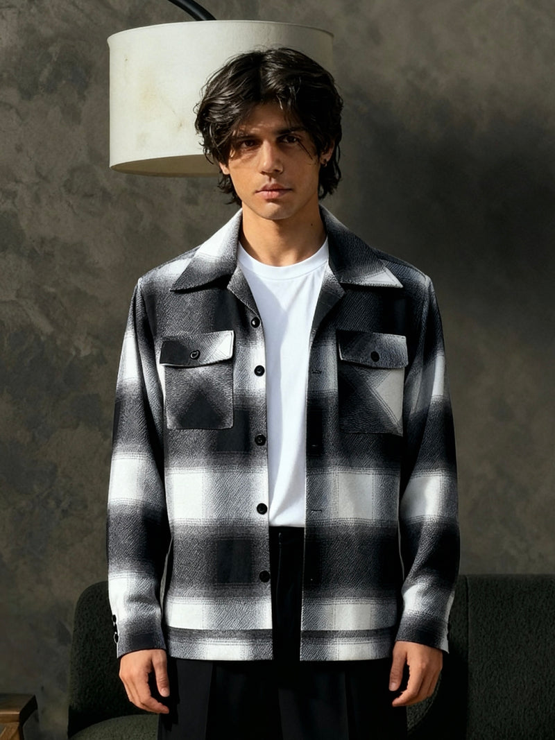 Heavyweight Shacket - Black