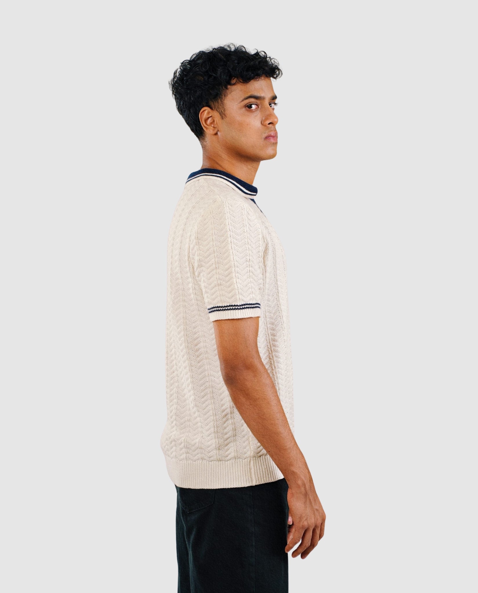 Luxury Leaf Knit Tshirt