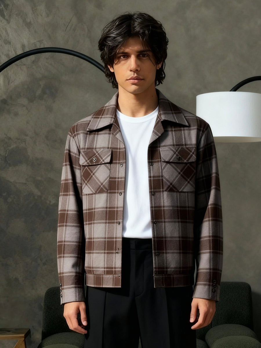 Heavyweight Shacket - Brown