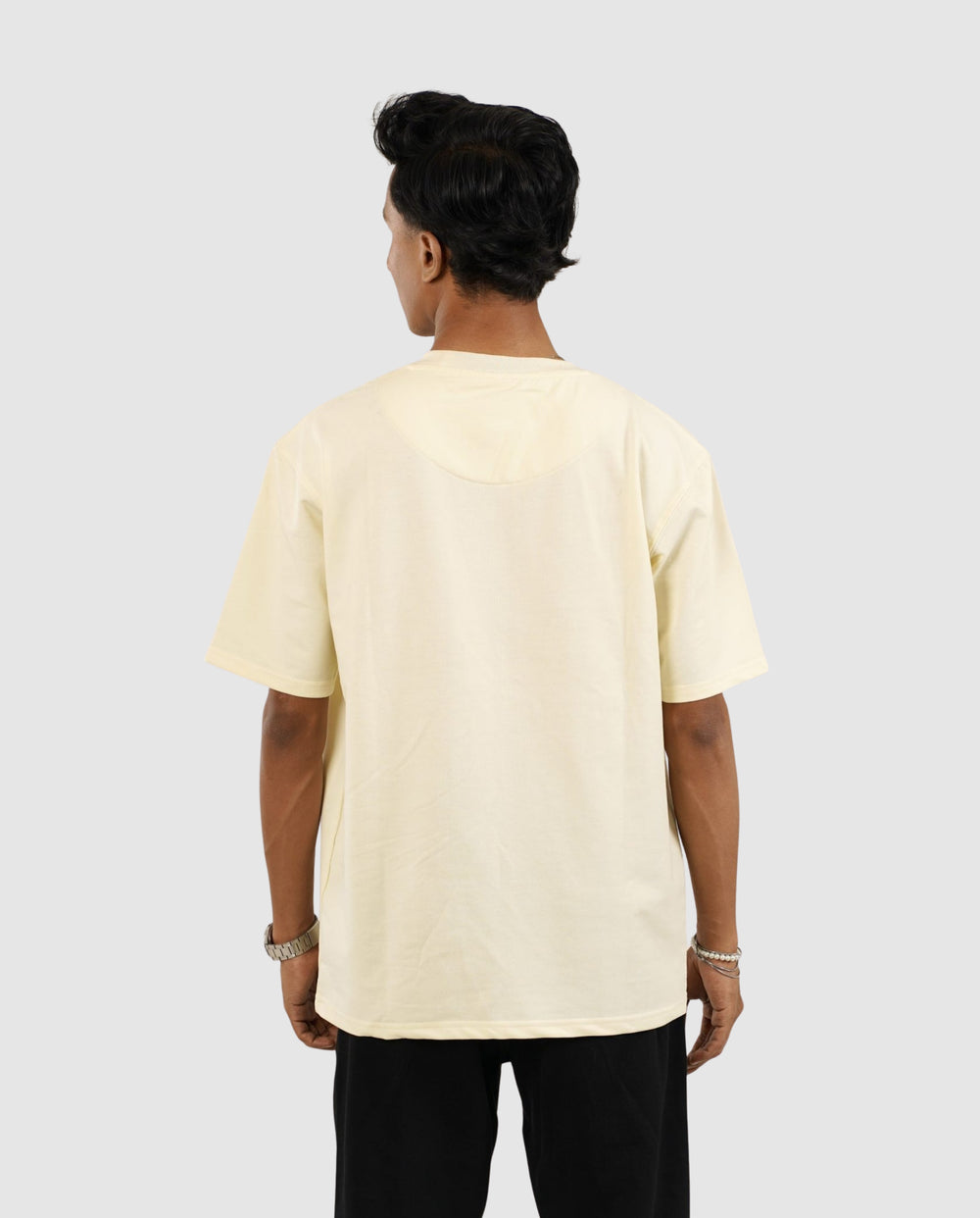 250 GSM Terry Tshirt - Cream