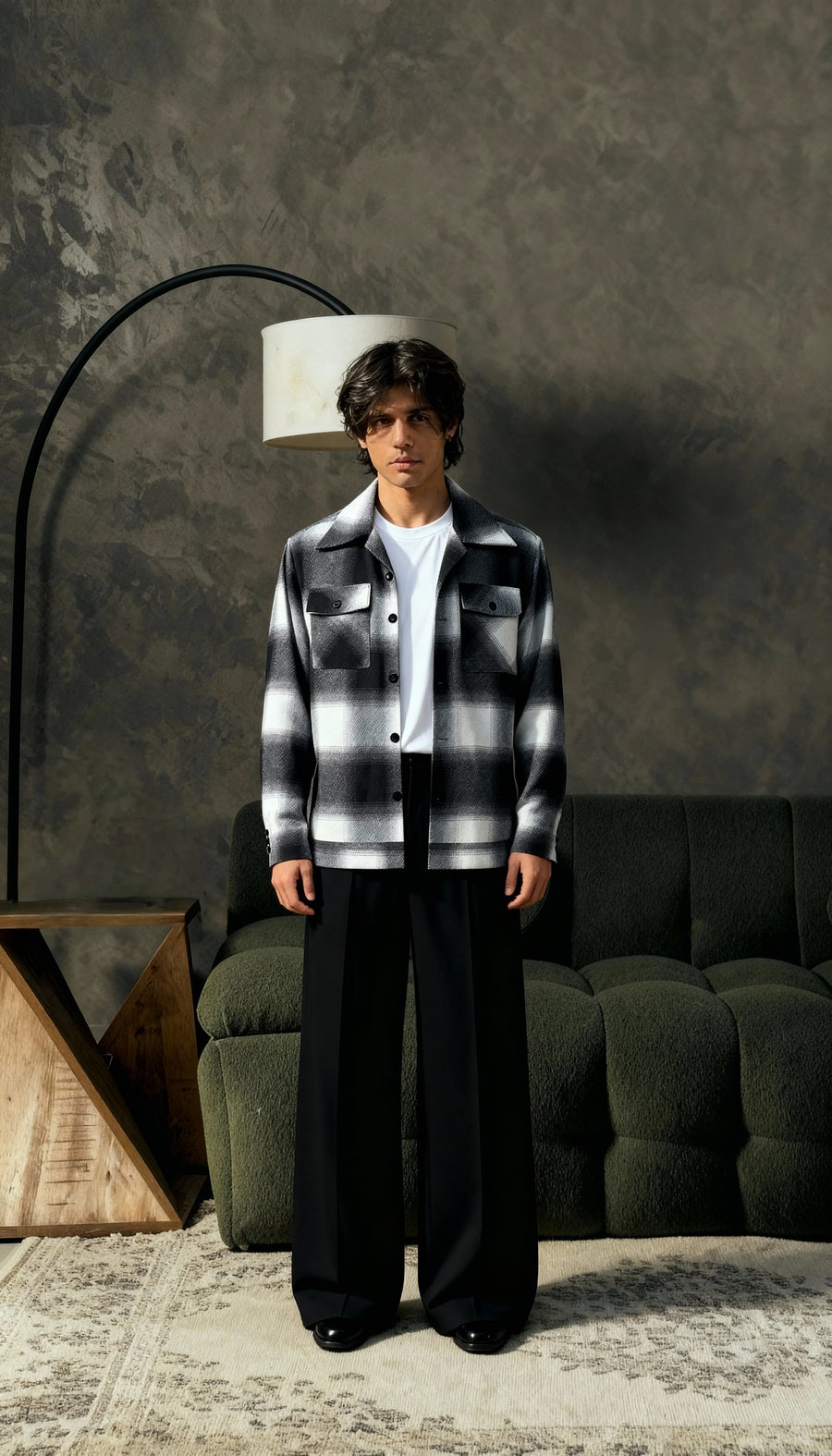 Heavyweight Shacket - Black