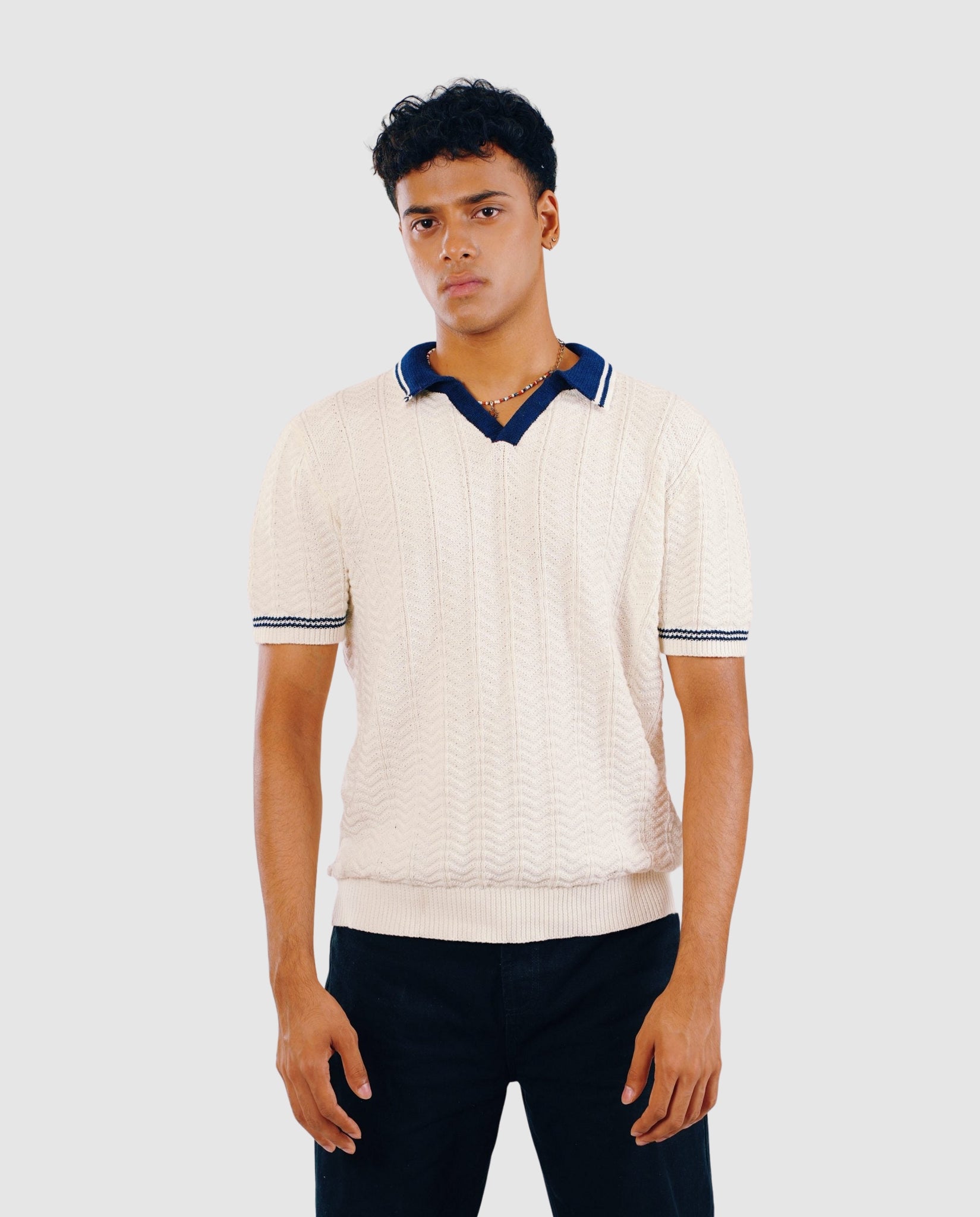 Luxury Leaf Knit Tshirt