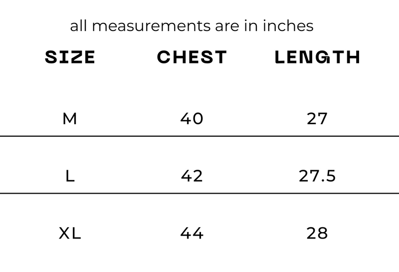 Men measurement guide