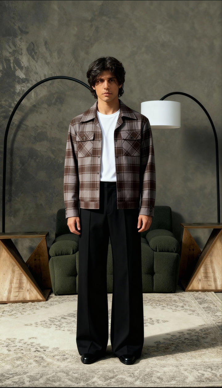 Heavyweight Shacket - Brown