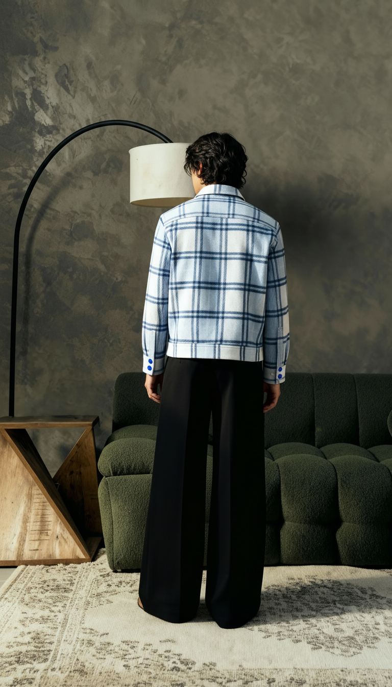 Heavyweight Shacket - Blue