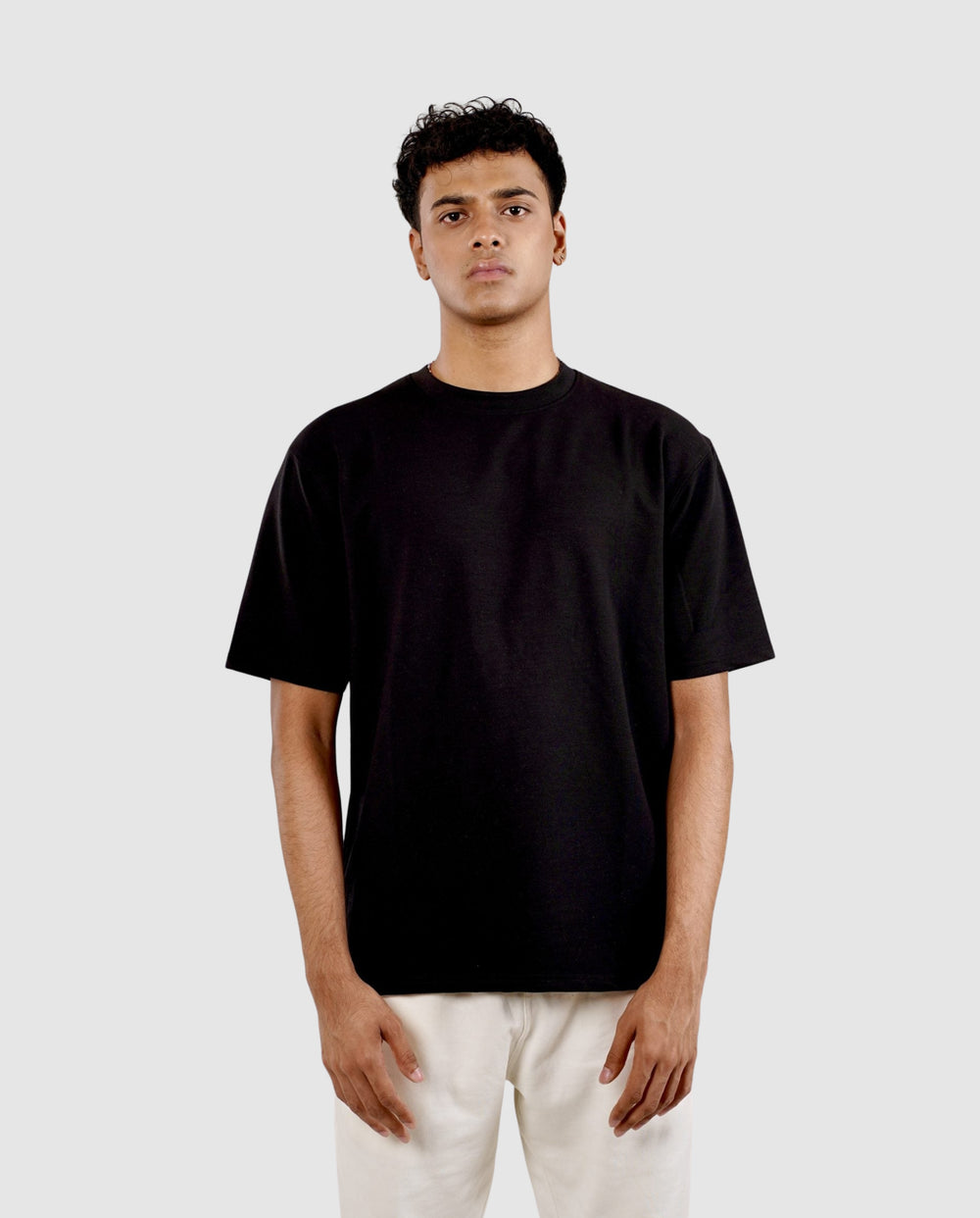 250 GSM Terry Tshirt - Black