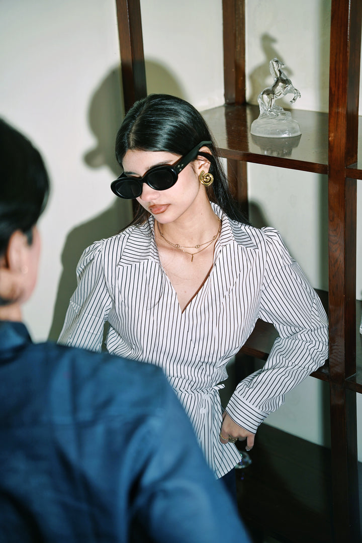 Women’s Striped White Shirt