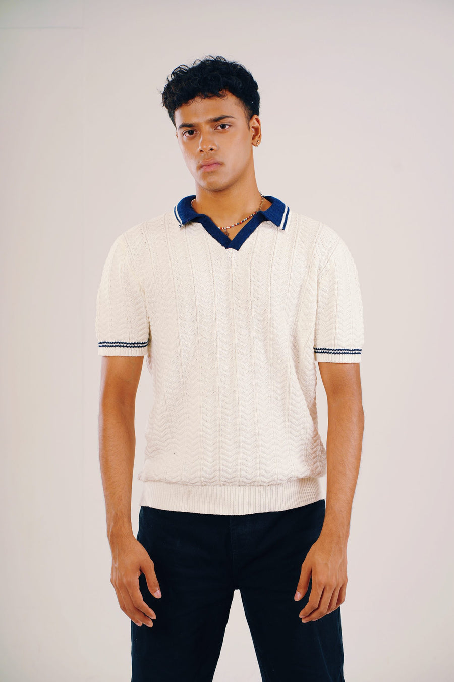 Luxury Leaf Knit Tshirt