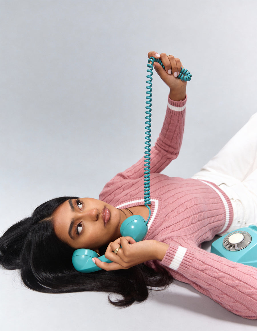 Valeria Women's V-Neck Sweater - Pink - Image 3